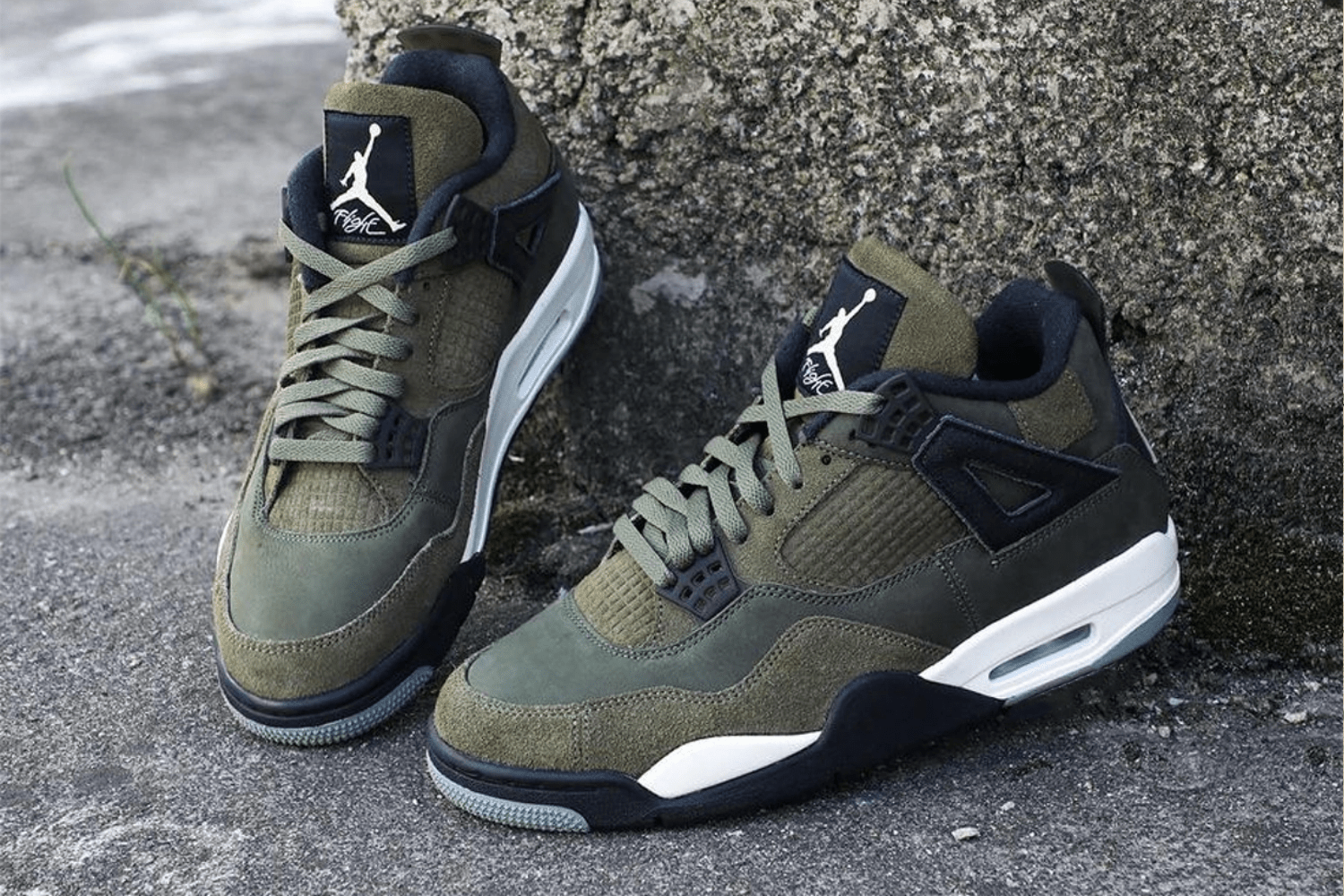 Take a look at the first images of the Air Jordan 4 SE Craft 'Olive'