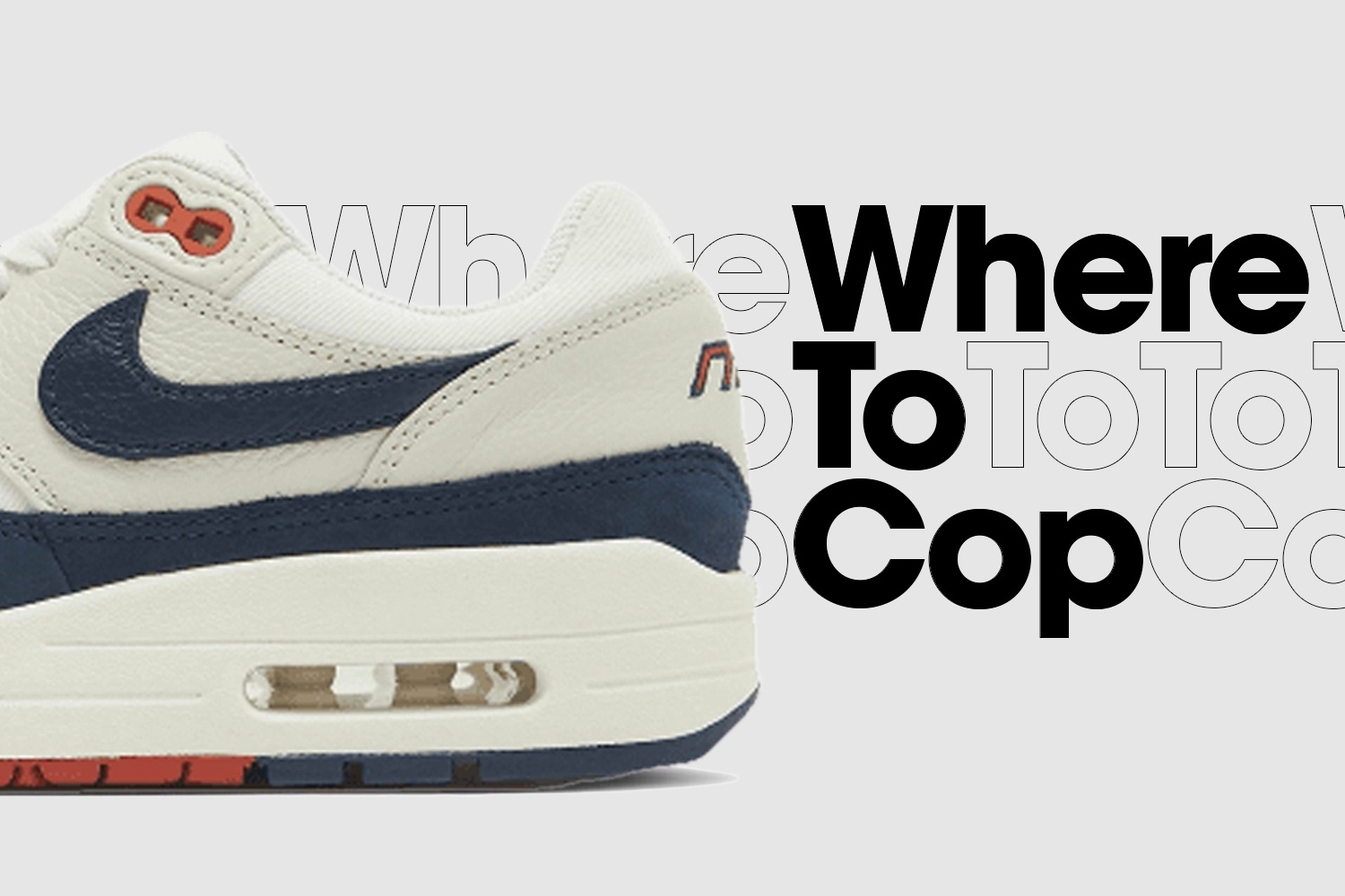Where to cop: the Nike Air Max 1 WMNS LX 'Obsidian'