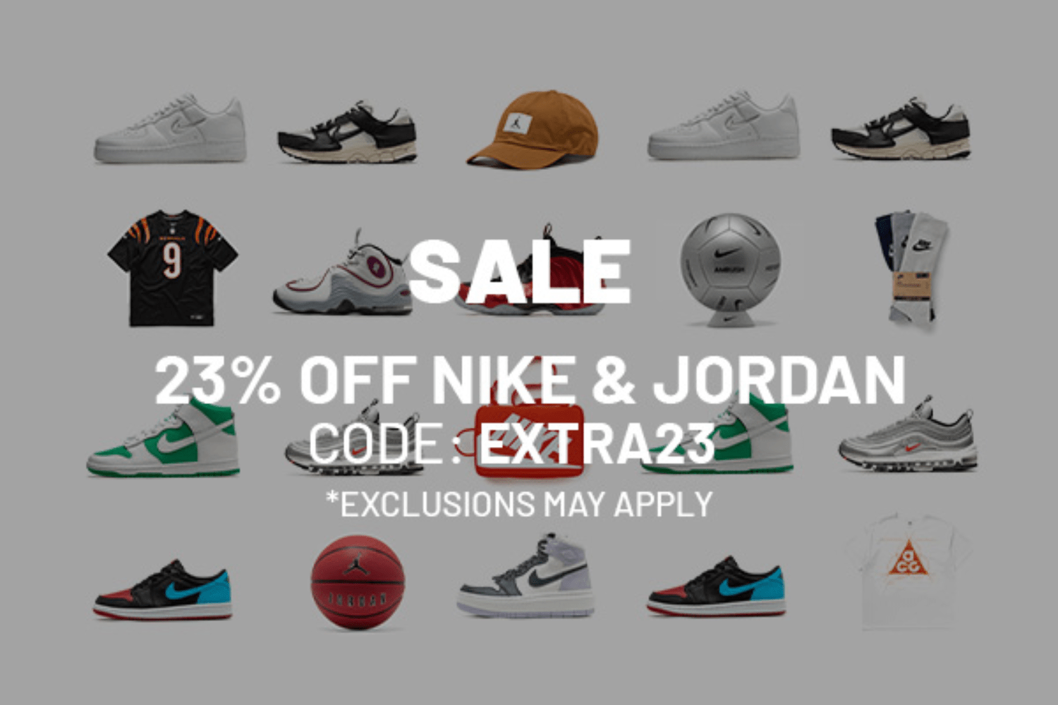 Enjoy 23% off Nike and Jordan items at BSTN