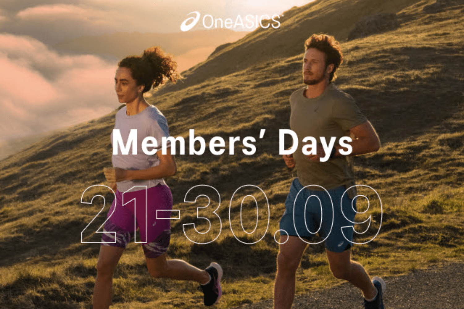 The ASICS Member Days offer high discounts and much more