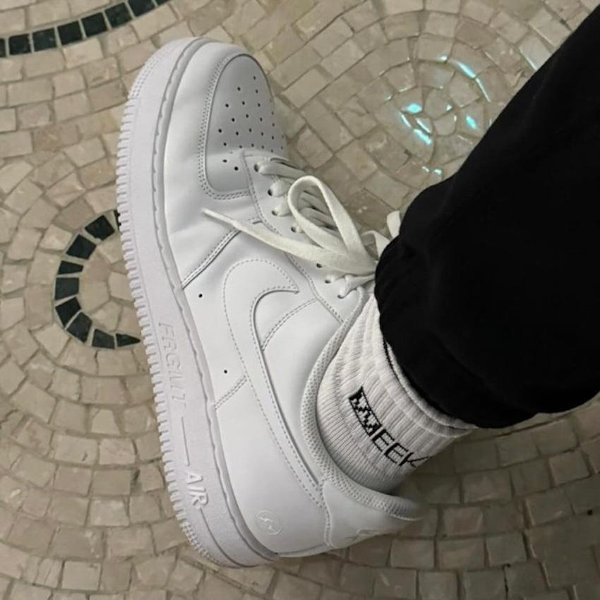 fragment design x Nike Air Force 1 Low White