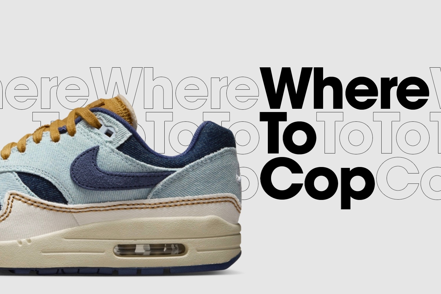 Where to cop: the Nike Air Max 1 '87 WMNS 'Aura'