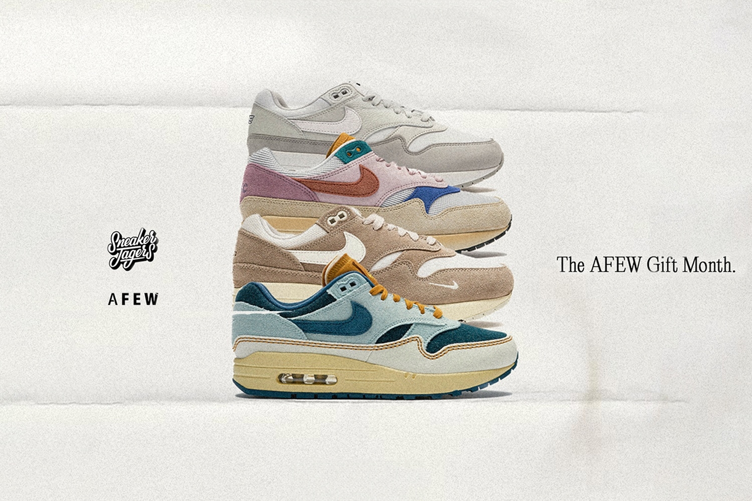 Last chance: AFEW Gift Month x Sneakerjagers: this is our Air Max 1 giveaway