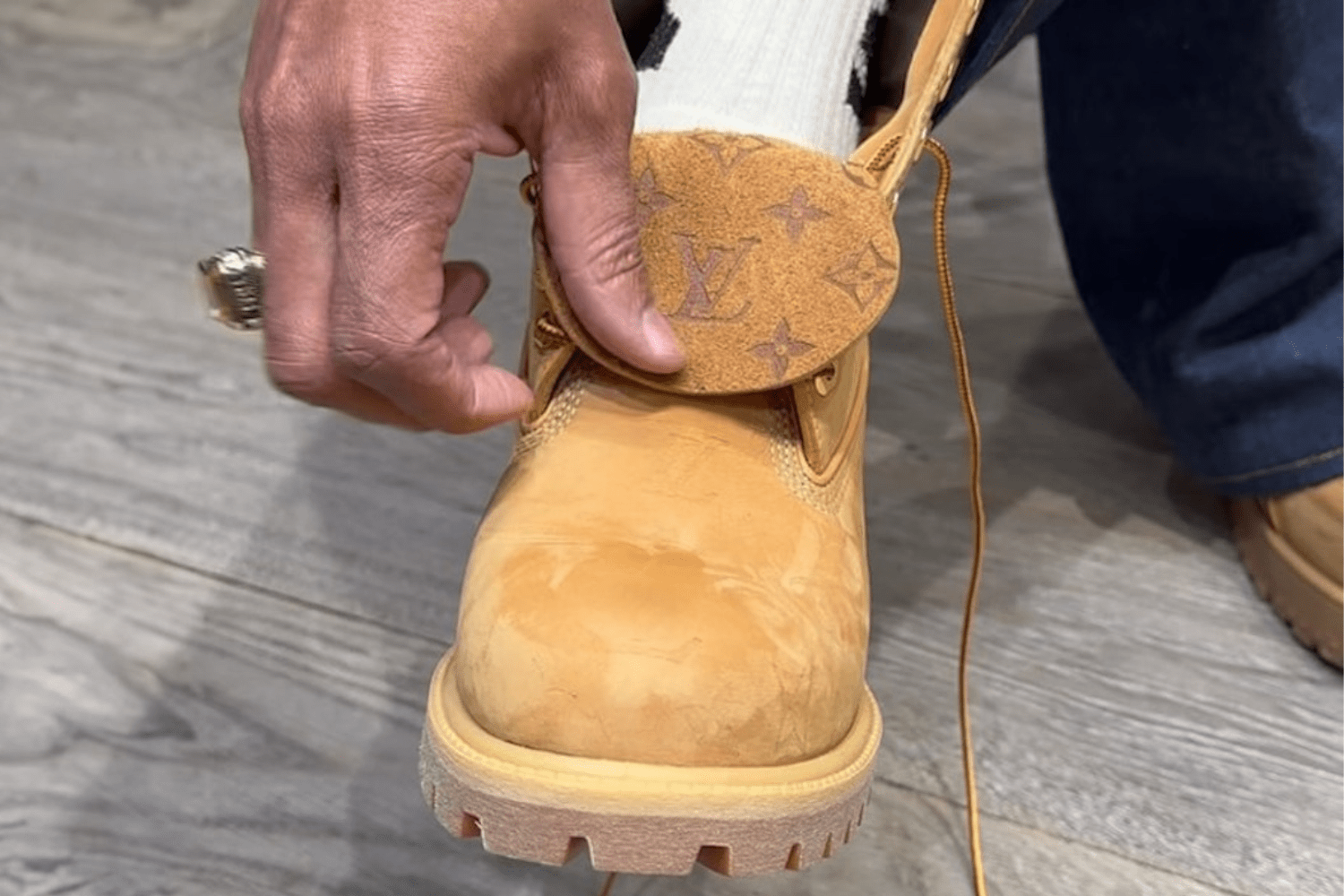 Pharrell Williams reveals the Louis Vuitton x Timberland 6-Inch Boot