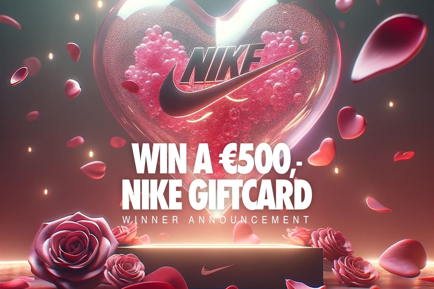 Sneakerjagers x Nike Valentijnsdag Giveaway - winner announcement