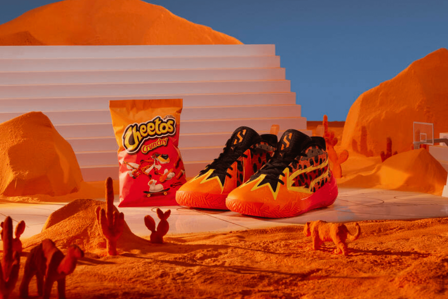 PUMA and Cheetos join forces for a cheesy collab
