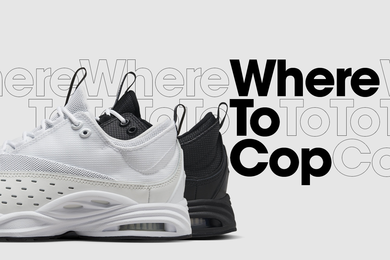 Where to cop: NOCTA x Nike Air Zoom Drive 'White' &amp; 'Black'