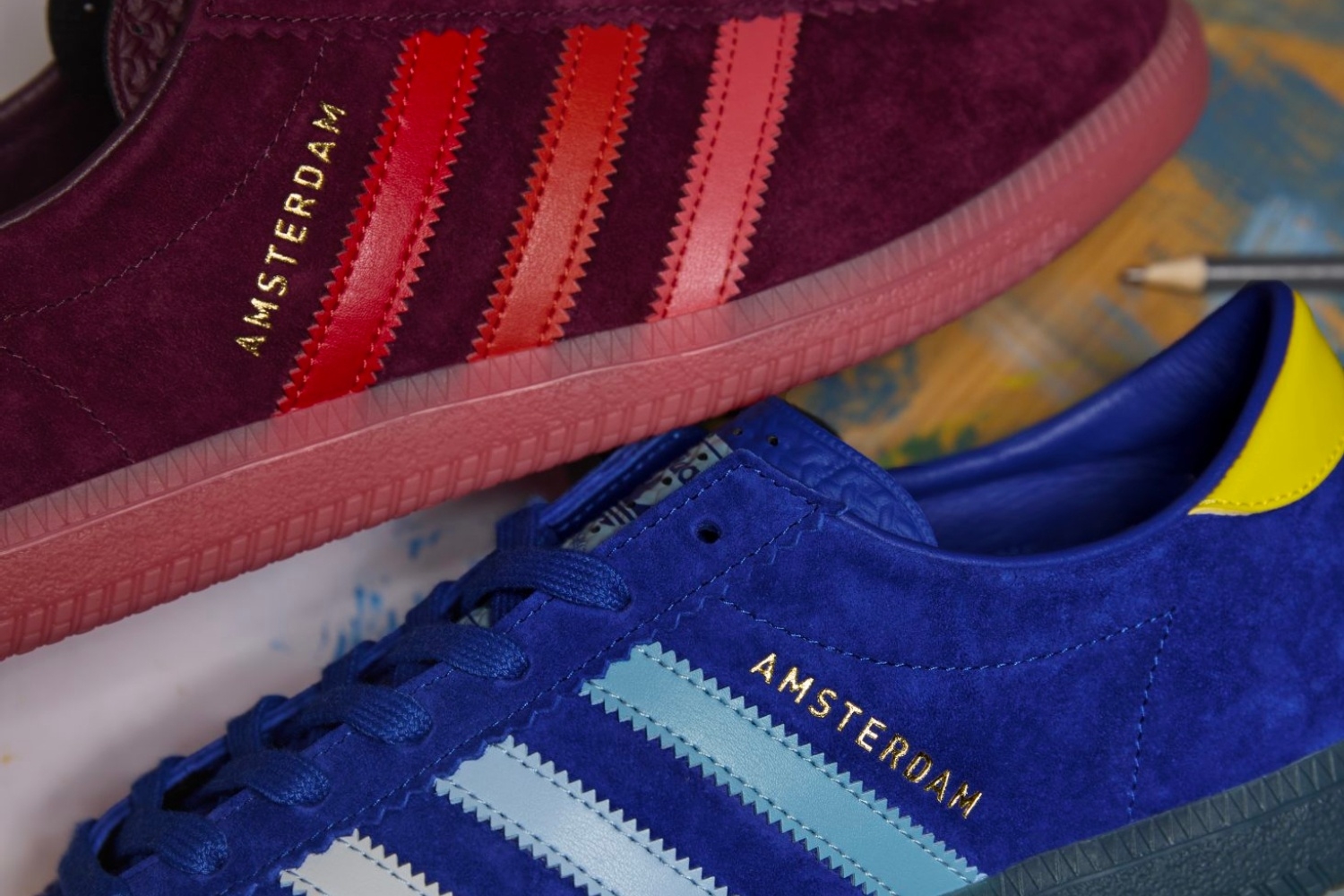 size? introduces two fresh adidas Amsterdam color schemes