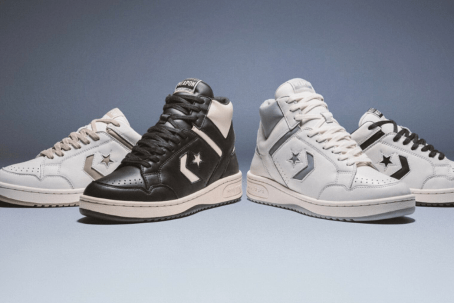 The Converse Weapon appears in four vintage colorways