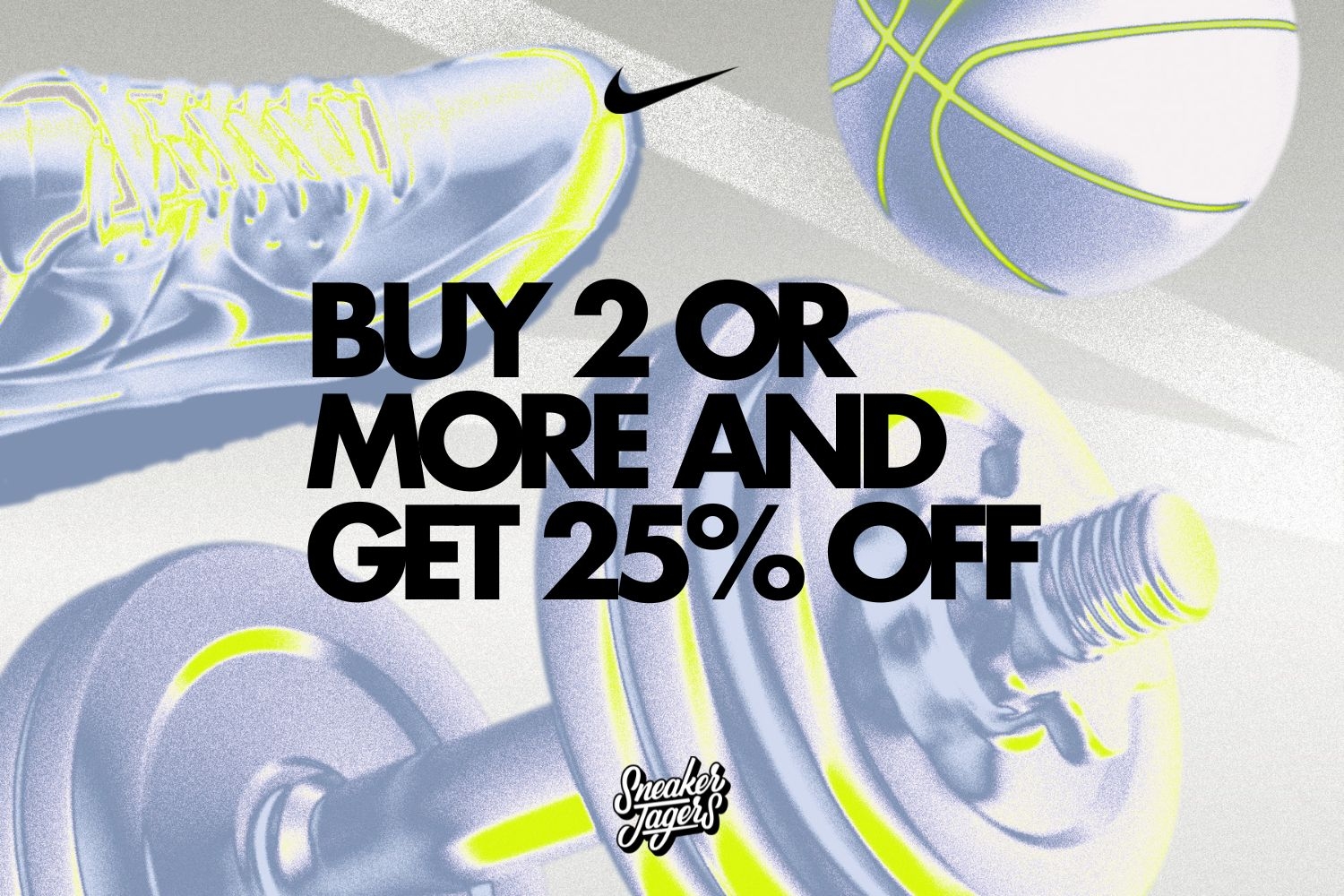 Benefit from 25% discount in the Nike Bundle sale
