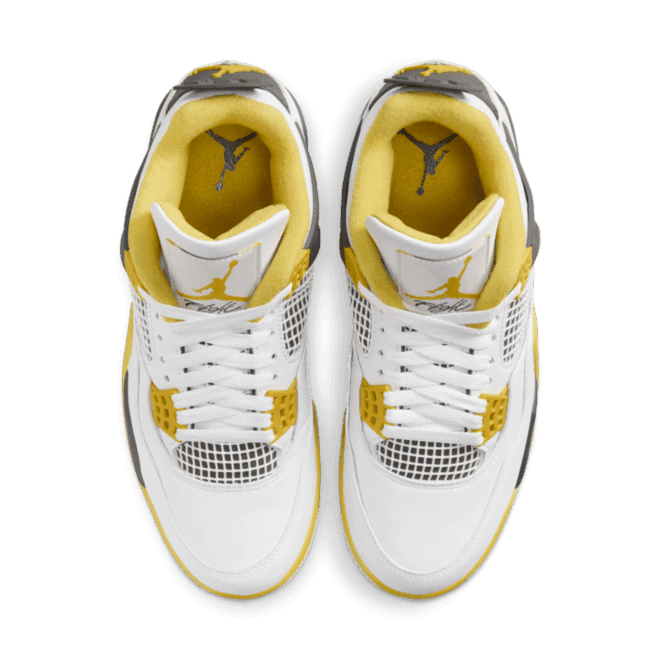 Nike Air Jordan 4 Retro WMNS 'Vivid Sulfur' upper