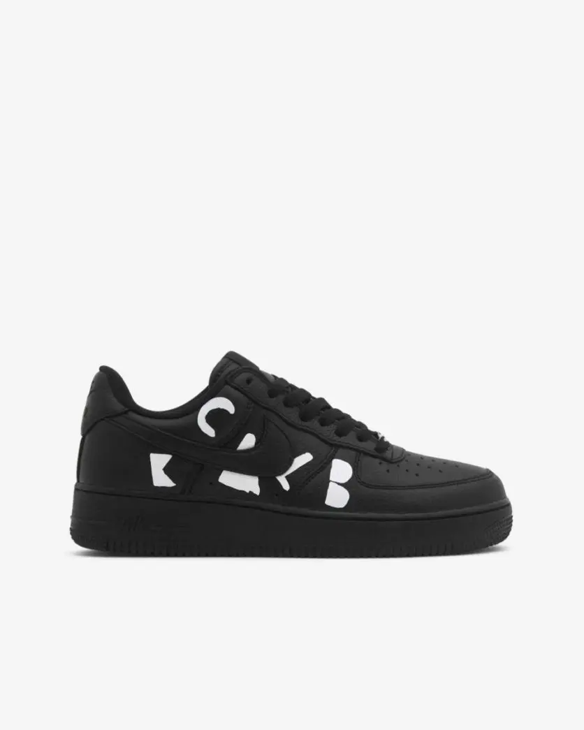 The BLACK CDG x Nike Air Force 1 is exactly what you would expect from ...