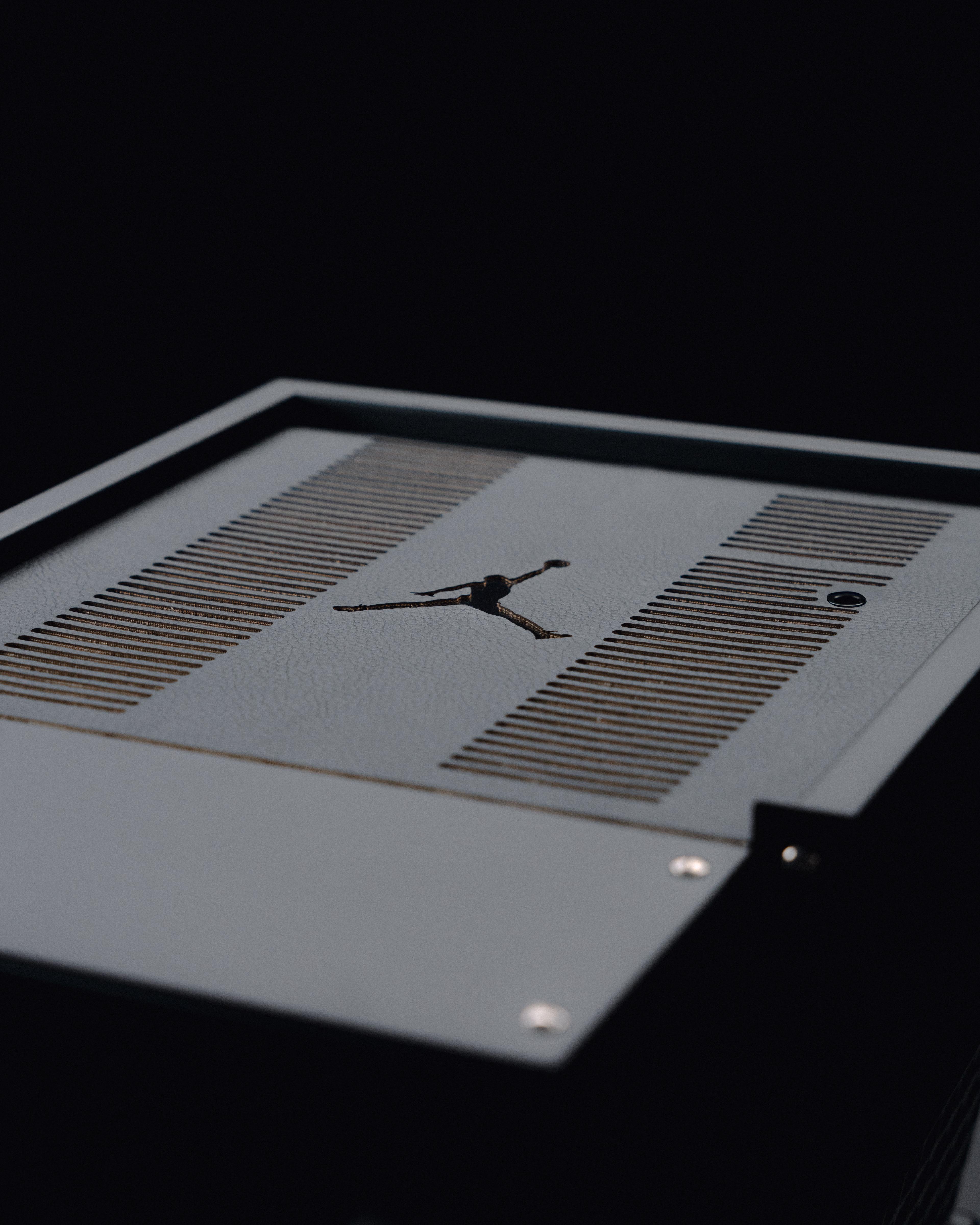 Jamal Musiala Air Jordan 4 Black Cat solebox