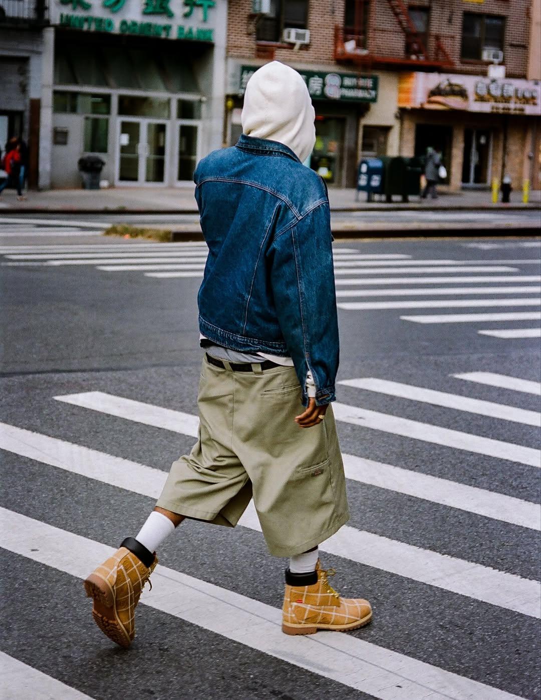 Supreme x Timberland Patchwork
