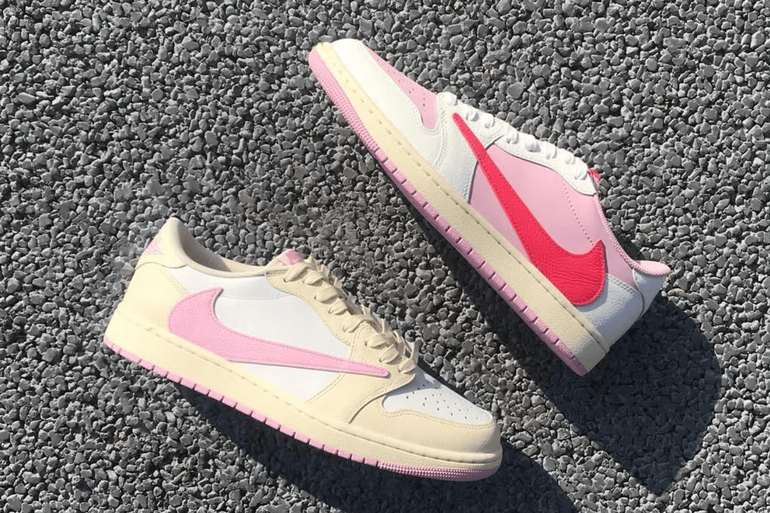 It Looks Like the Travis Scott x Air Jordan 1 Low OG 'Pink Pack' Is Finally on the Way