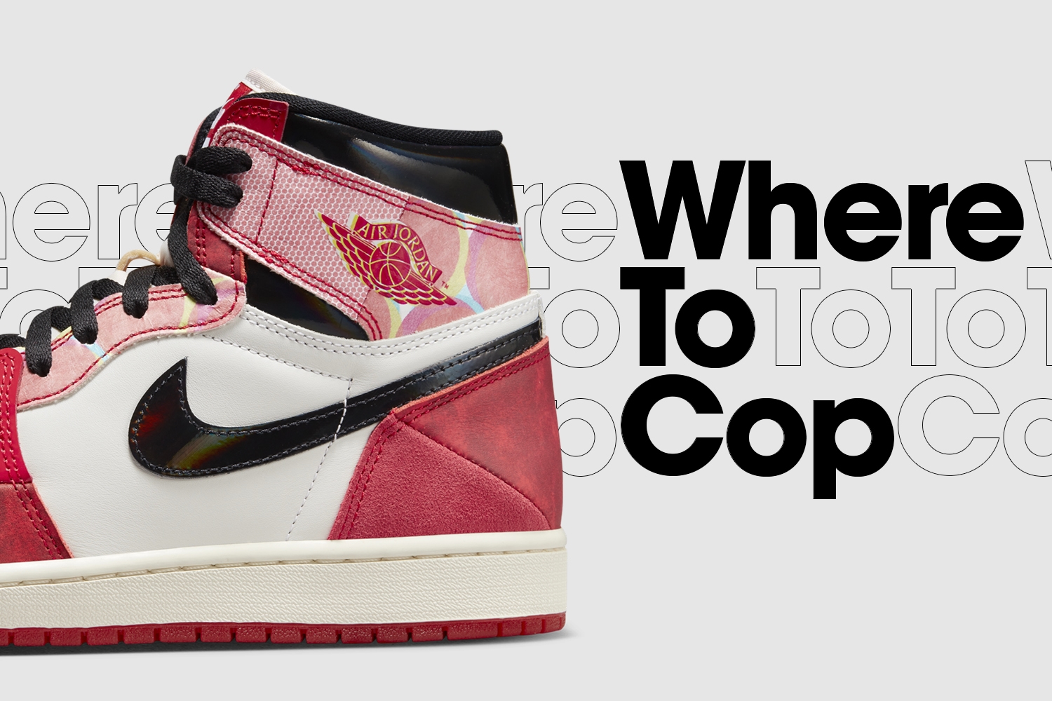 Where to cop: Spider-Man x Air Jordan 1 Retro High OG 'Across the Spider-Verse'