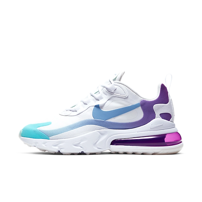 Nike Wmns Air Max 270 React 'Light Blue/Aurora Green'