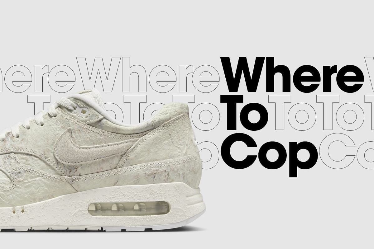 Where To Cop: Nike Air Max 1 '86 OG 'Museum Masterpiece'