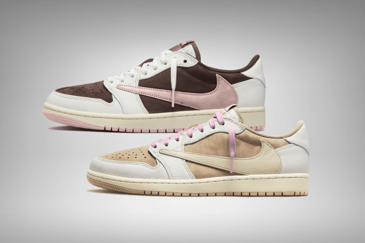 Travis Scott x Air Jordan 1 Low OG SP 'Pink Pack' dropt in 2025