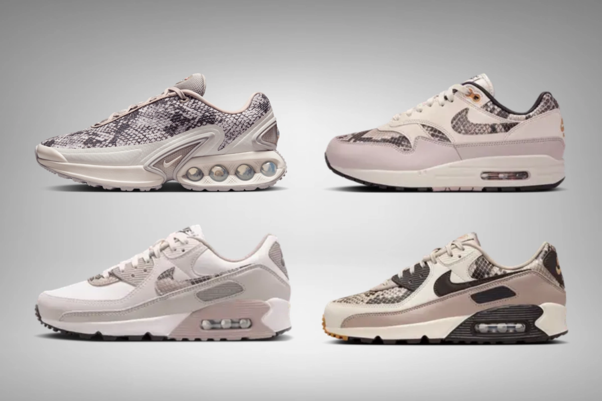 Ontdek de wilde kant van het Nike Air Max 'Snakeskin' pack