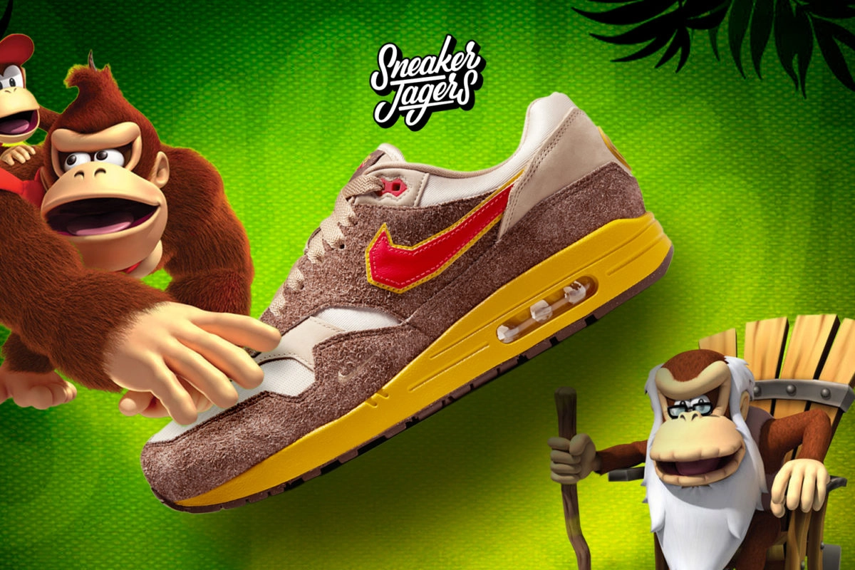 .SWOOSH en Nike releasen een Donkey Kong geĂŻnspireerde Air Max 1