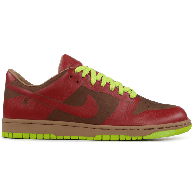 Nike Dunk Low 1-Piece Laser Varsity Red Chartreuse