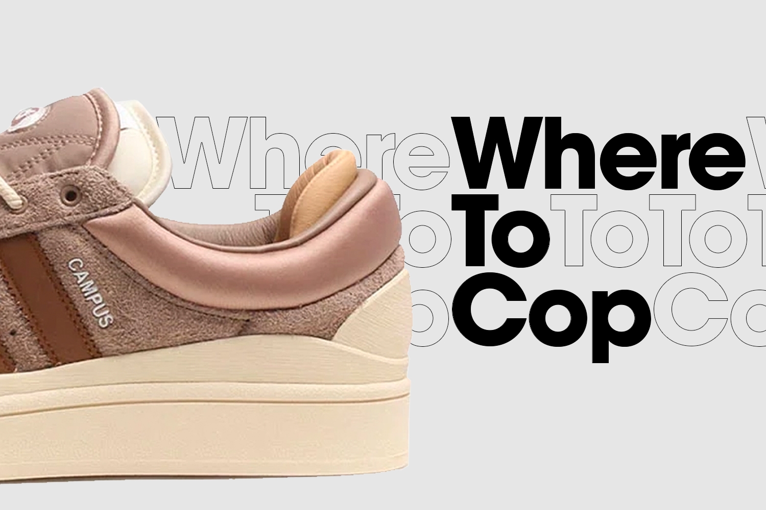 Where to Cop: Bad Bunny x adidas Campus 'Brown'