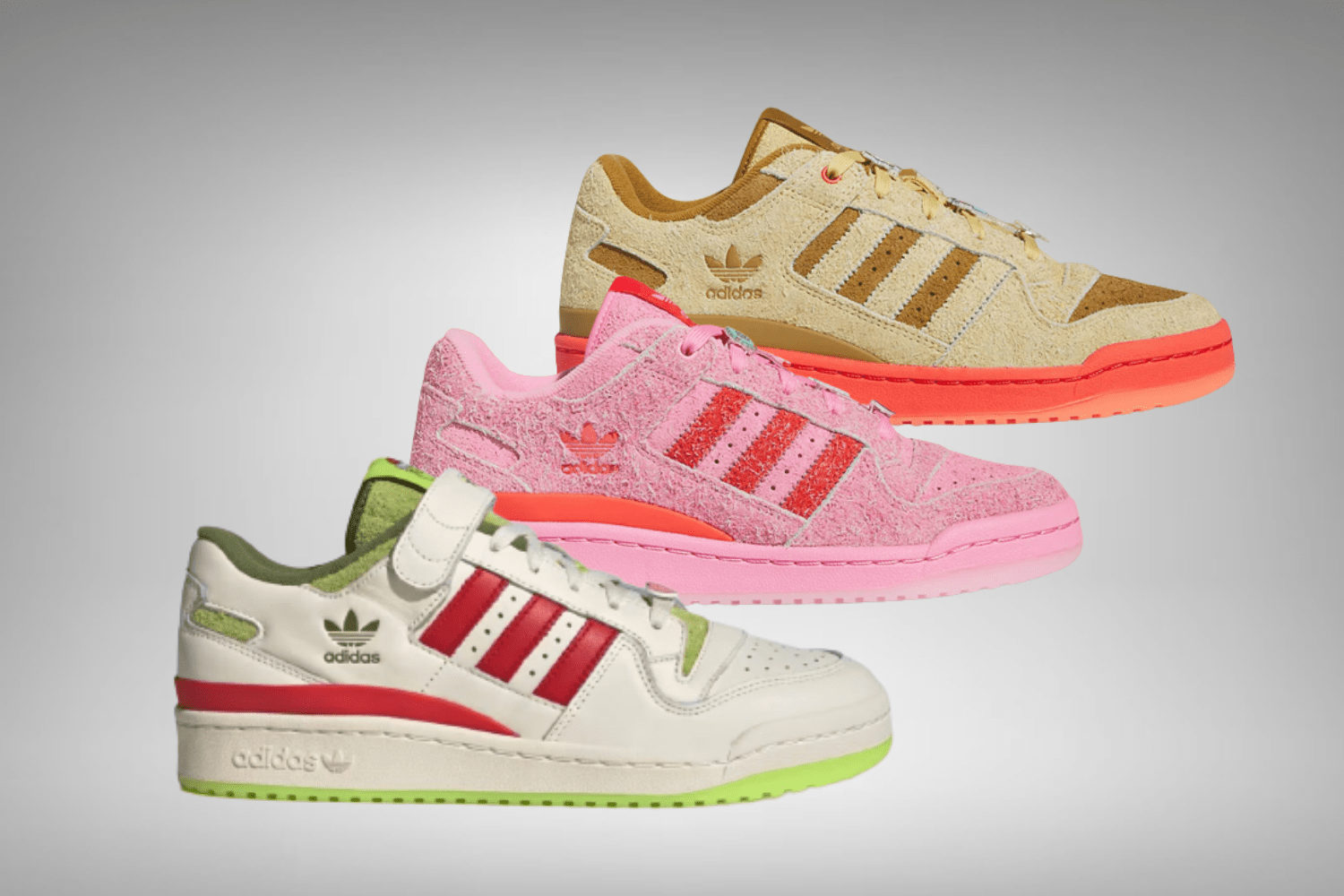 First images: The Grinch x adidas Forum Low 2023