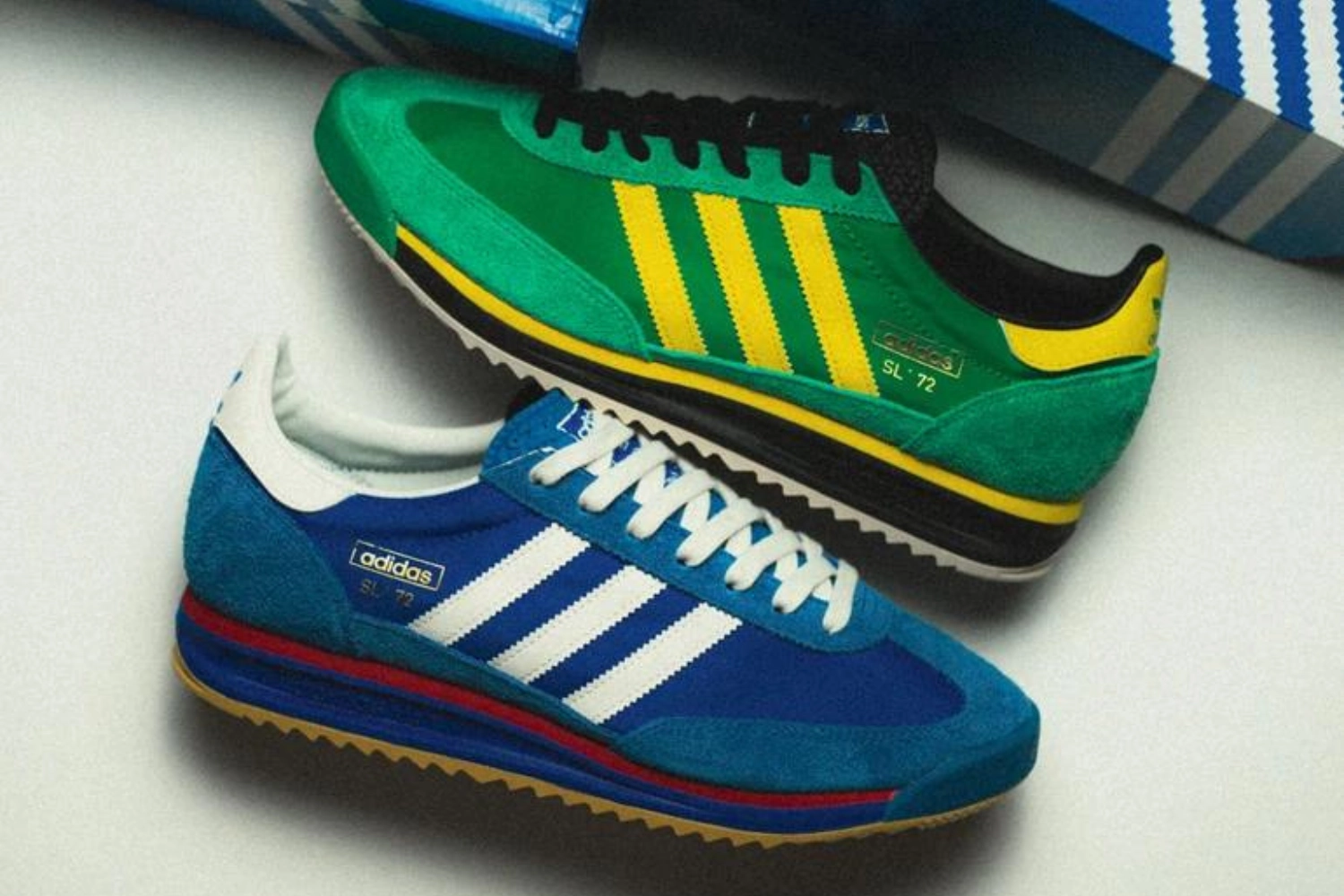 Uns erwarten neue Colorways des adidas SL 72 RS