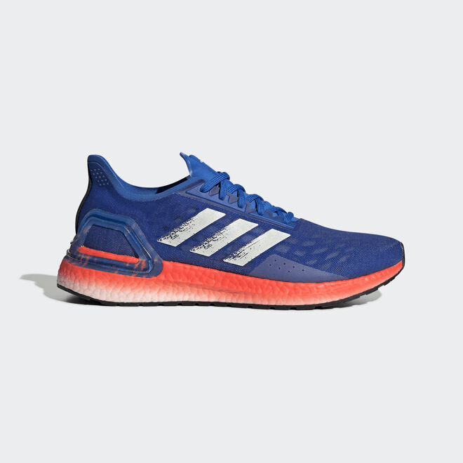 adidas Ultra Boost PB Glory Blue White Solar Red