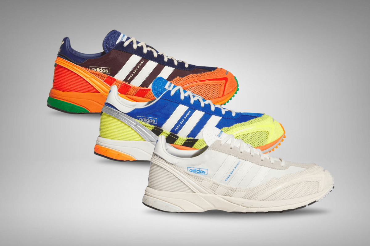 Der Bad Bunny x adidas Adizero SL72 erscheint in drei Colorways