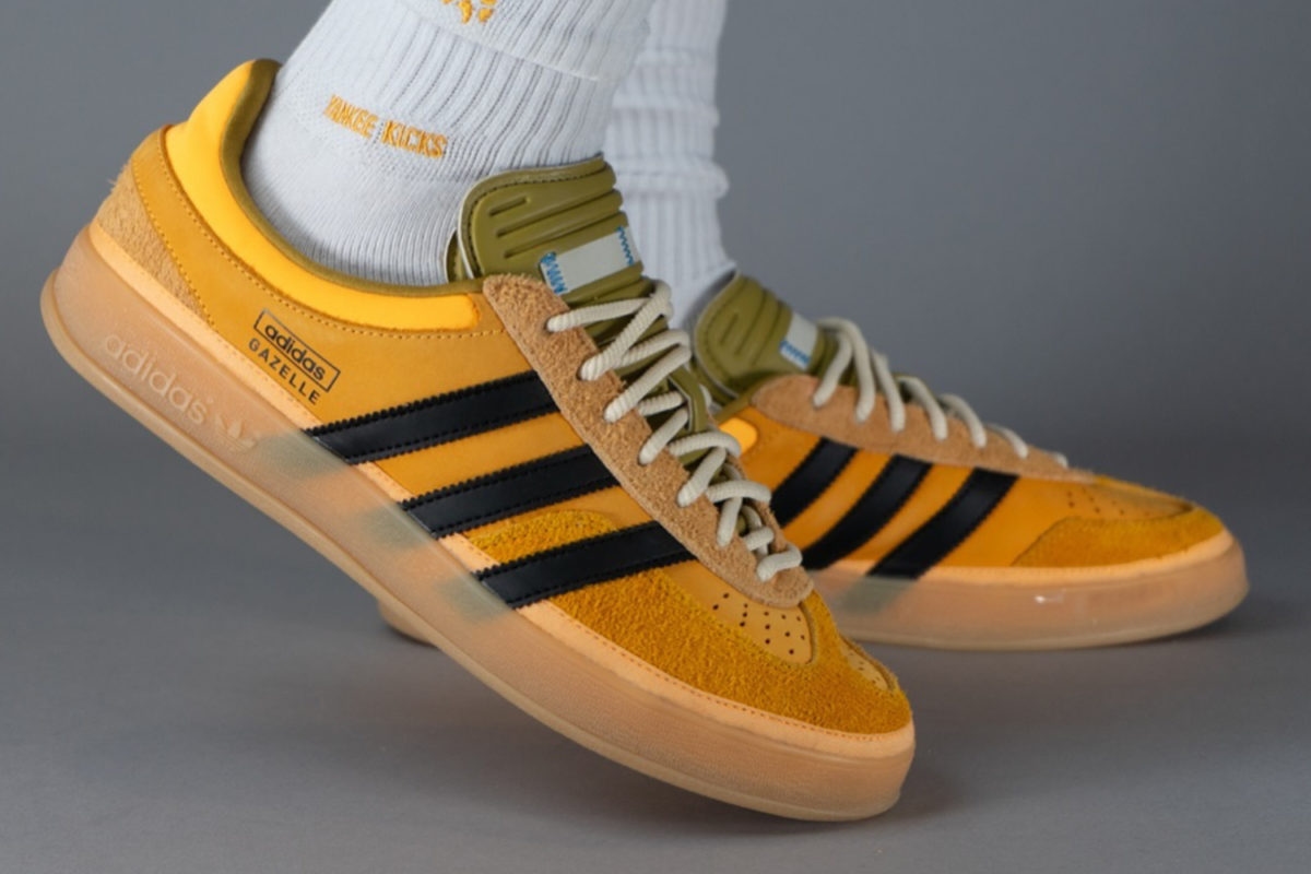 Ein erster Blick auf den Bad Bunny x adidas Gazelle 'Crew Yellow'