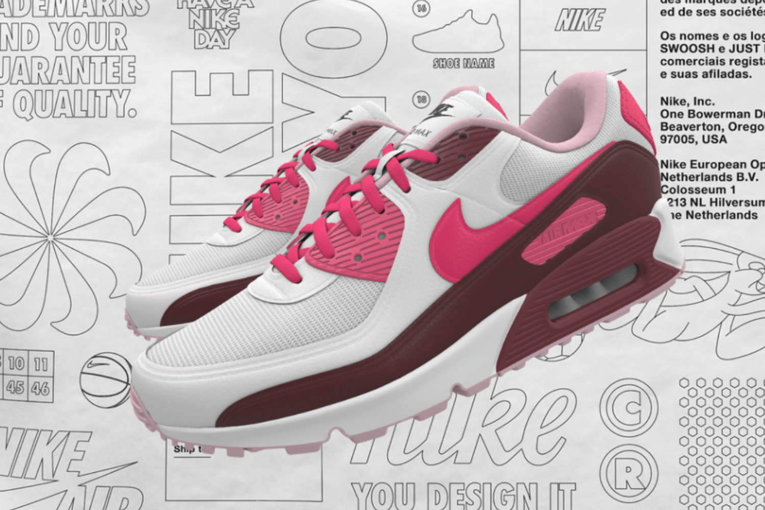 Euer eigenes Sneaker Design: Das sind die neuesten Nike Air Max 90 By You Optionen
