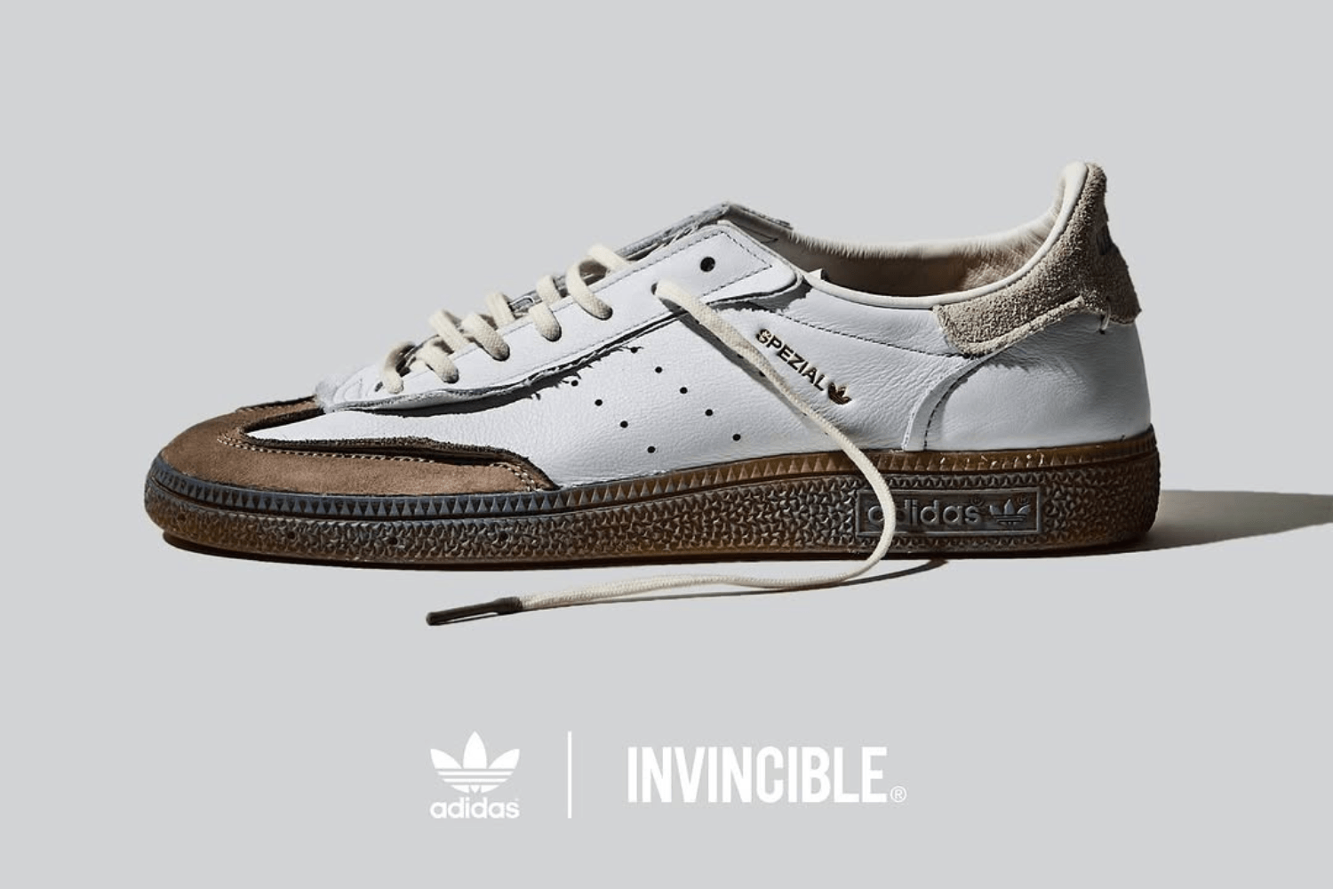 INVINCIBLE is giving the adidas Handball SPZL a distressed look