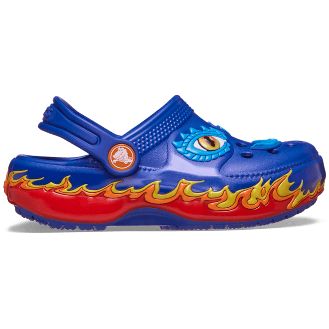 Crocs Kids Toddler Classic IAM Dragon Lights Clogs Blue Bolt