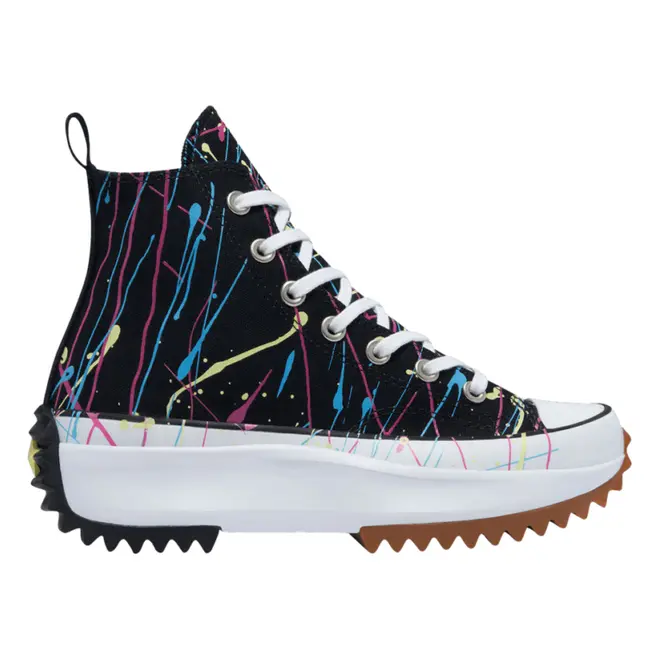 Converse Run Star Hike Hi Paint Splatter Black (W)