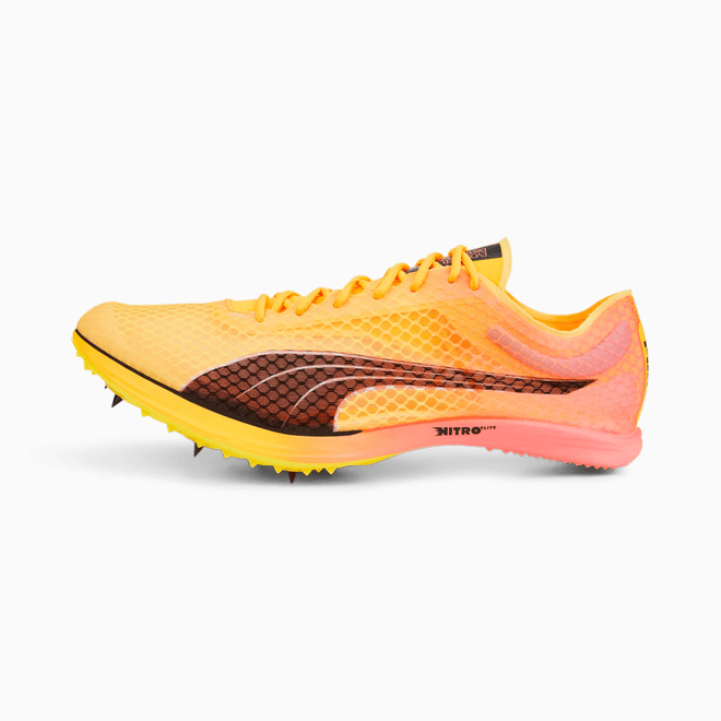 Puma evoSPEED Distance Nitro Elite met atletiekspikes