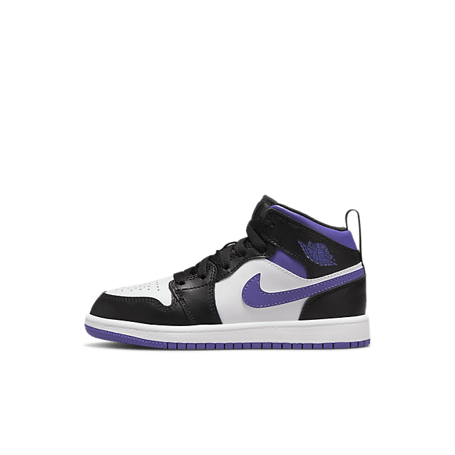 Air Jordan Air Jordan 1 Mid Black Dark Iris (PS) 640734-095