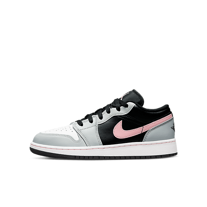 Jordan 1 Low Black Grey Pink (GS)