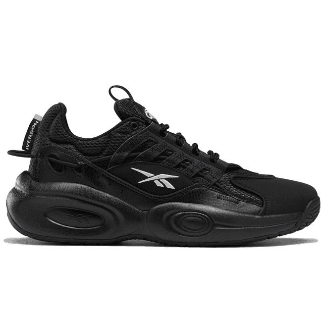Reebok Solution Mid Black Silver Metallic