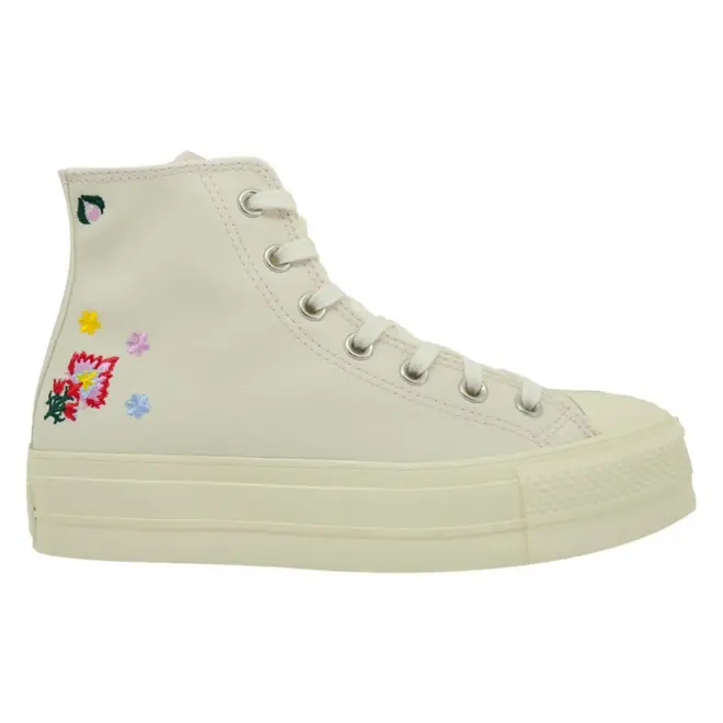Converse Chuck Taylor All-Star Hi Lift Egret Floral Embroidery (W)