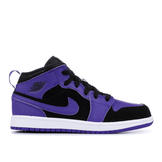 Air Jordan 1 Mid PS 'Dark Concord' Black/Dark Concord-White Basketball