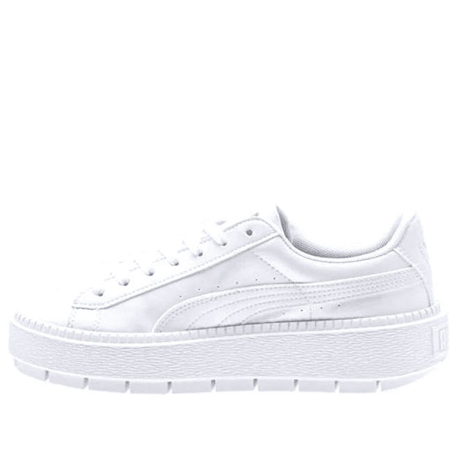 Puma Suede Platform Trace White