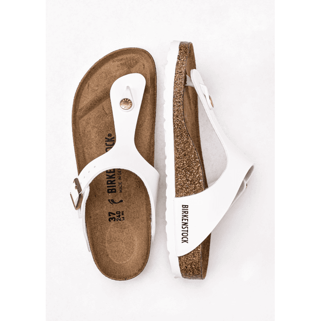 Damen Pantoletten Weiß Birkenstock Gizeh BF