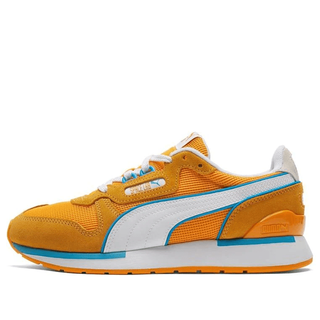 Puma Space Lab Contrast Athleisure Casual Sports Shoe Unisex Yellow Athletic