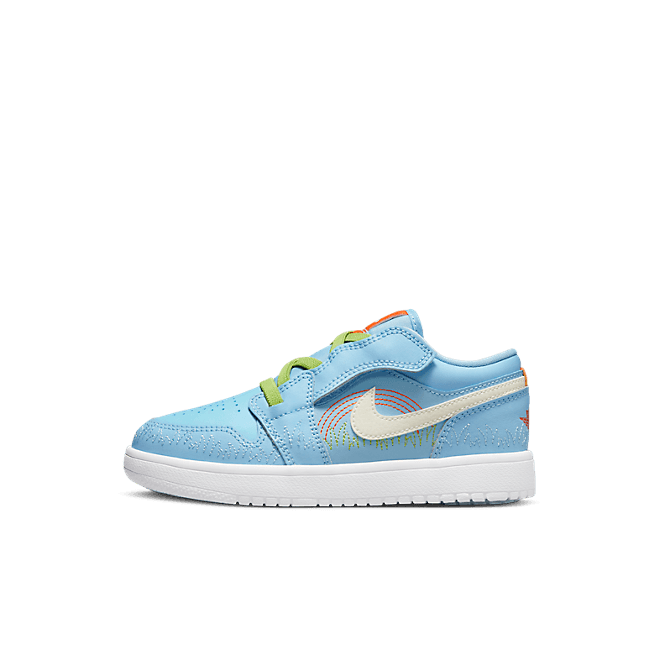 Kids Air Jordan 1 Low Alt SE PS Light Blue Retro Basketball