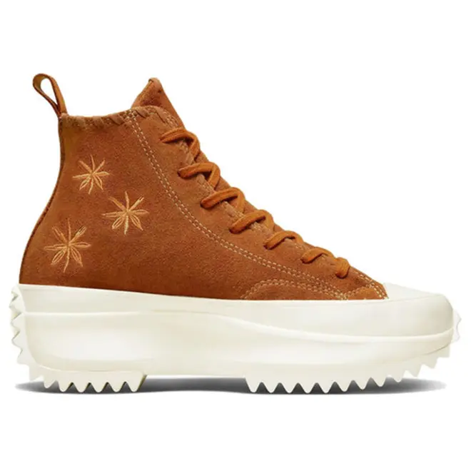 Run Star Hike Platform Embroidered Florals