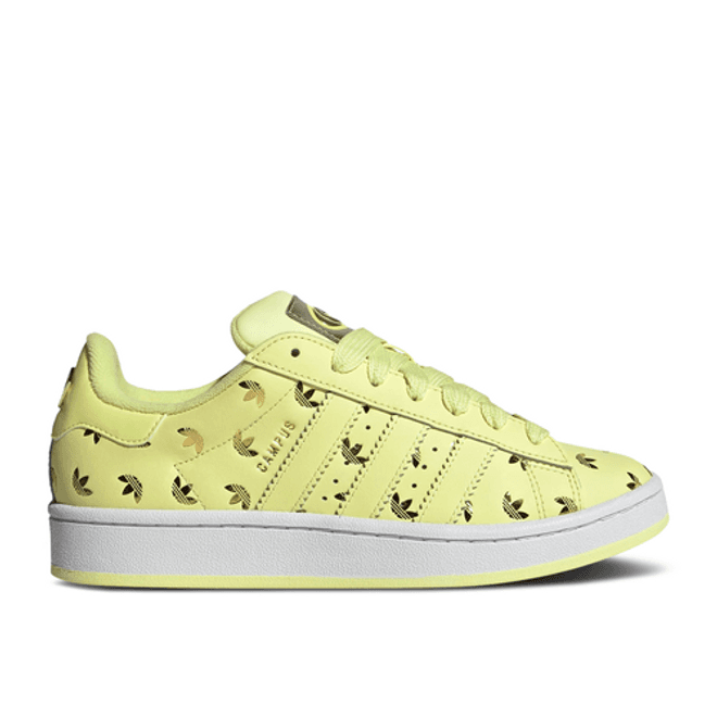 adidas Wmns Campus 00s 'Allover Debossed Trefoils - Pulse Yellow'