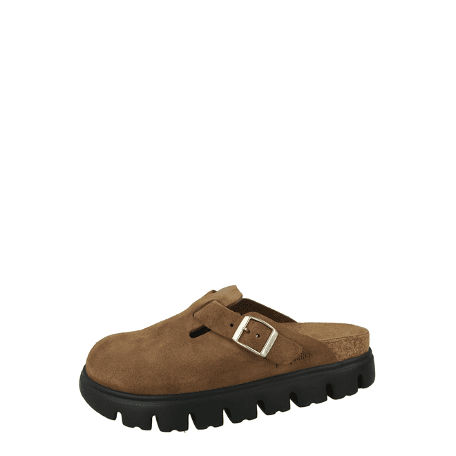 Birkenstock WMNS Boston Chunky Suede Leather (Narrow Fit)