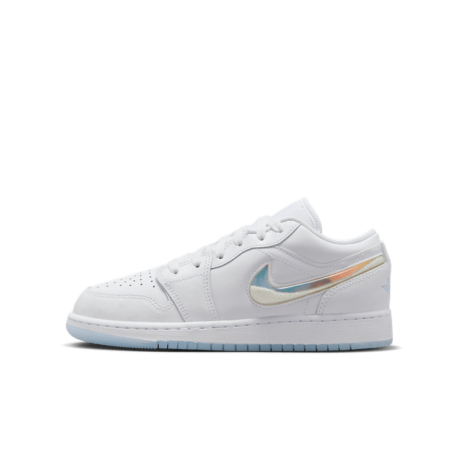 Air Jordan 1 Low SE GS 'Glitter Swoosh' FQ9112-100